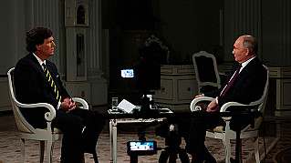 Владимир Путин дал интервью Такеру Карлсону
