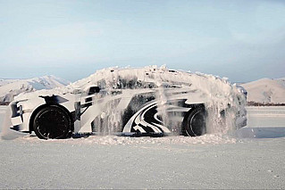 В Китае изобрели машину, которая умеет отряхиваться от снега
