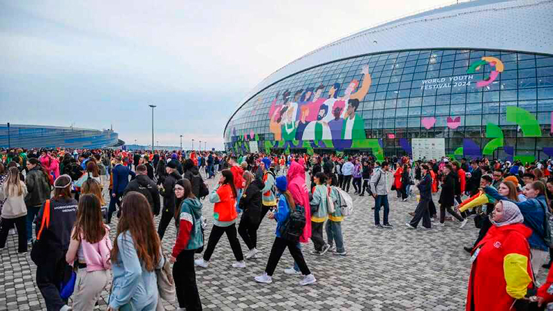 В России проходит Всемирный фестиваль молодежи