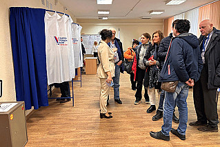 Международные наблюдатели ознакомились с ходом голосования на Дону